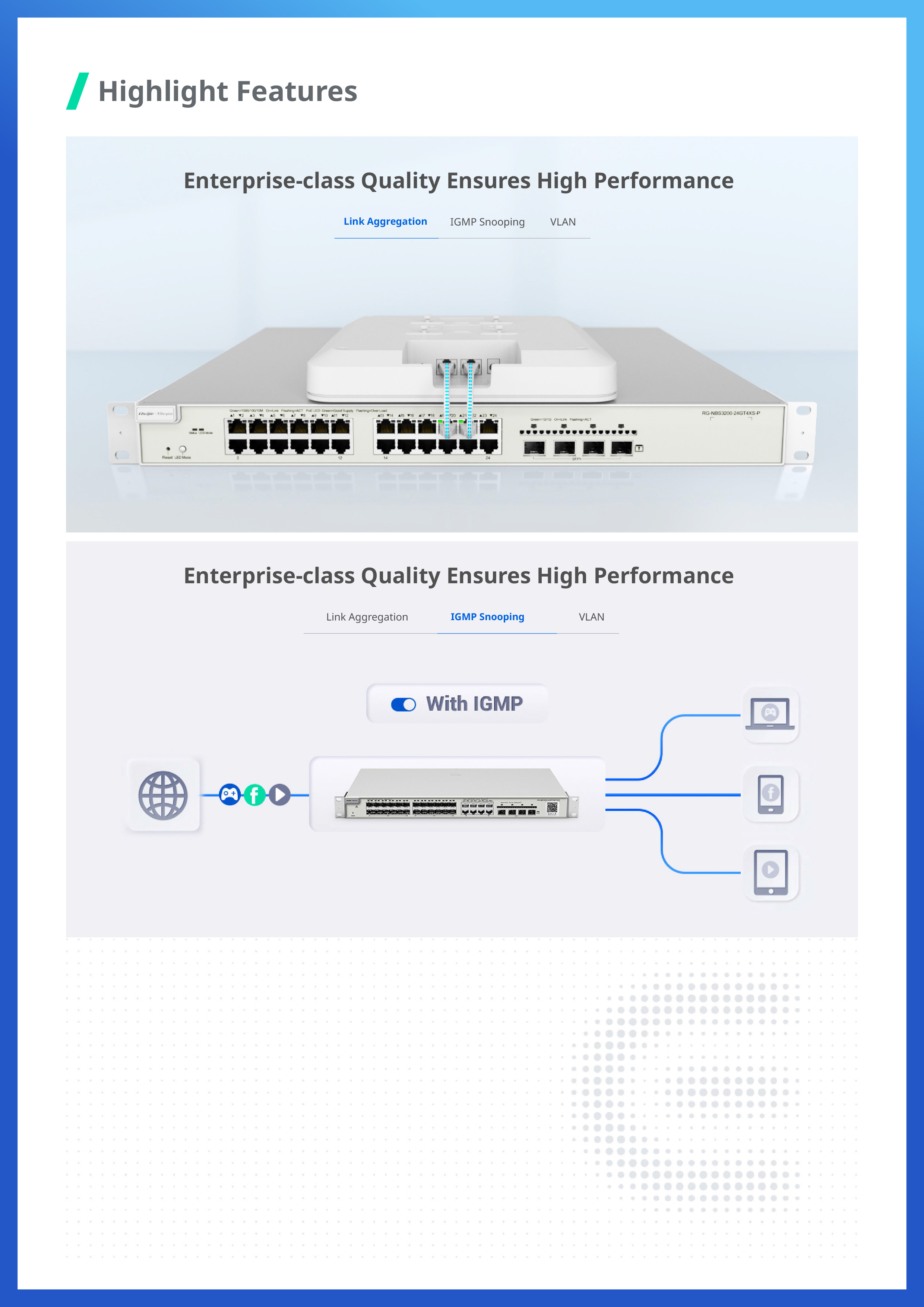 RUIJIE RG-NBS3200-24GT4XS 24Port Cloud Manage Switch, Layer 2+, 4Port SFP 10G Uplinks BY BILLIONAIRE SECURETECH RG-NBS3200-24GT4XS