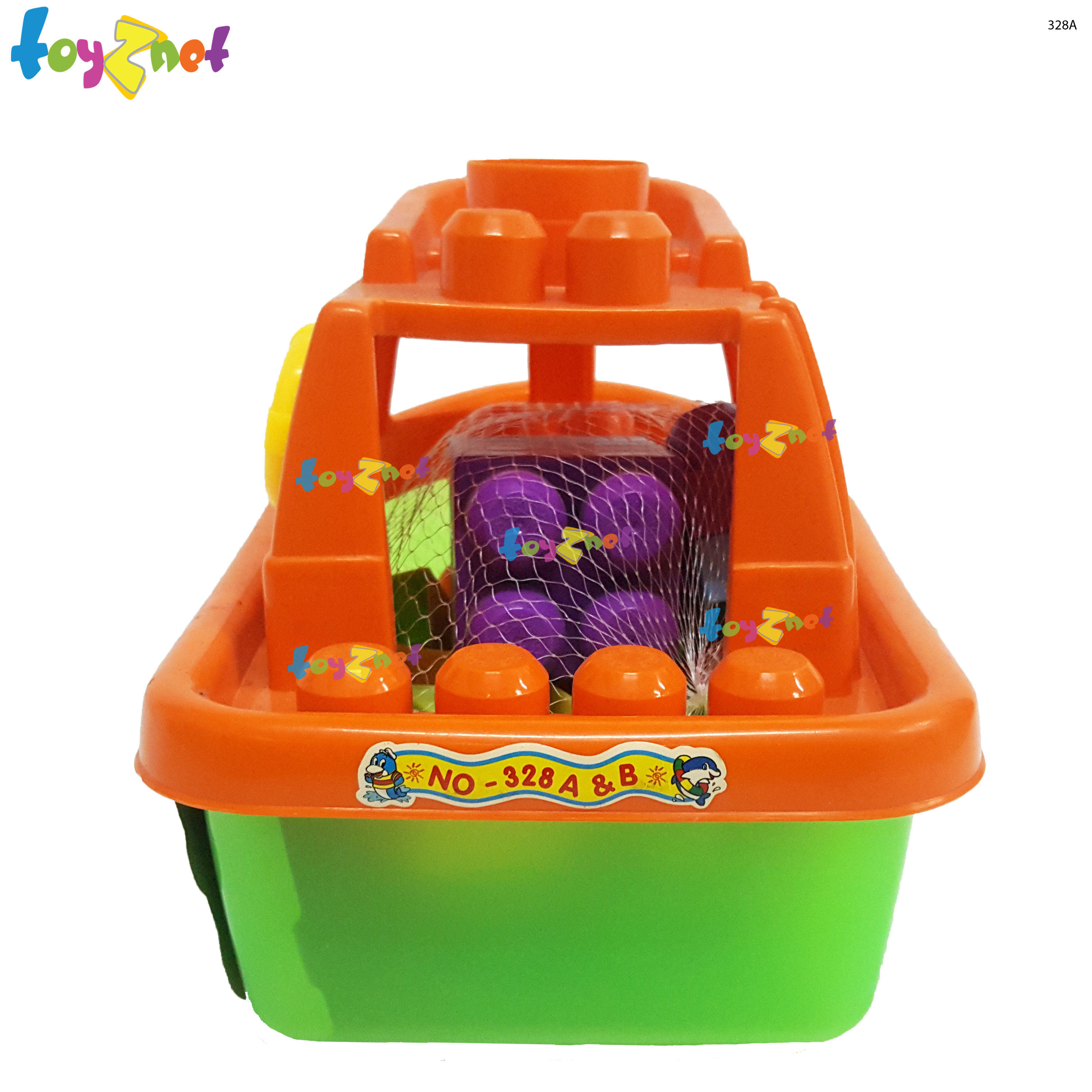Toyznet Free Delivery Block Boat Model 328A