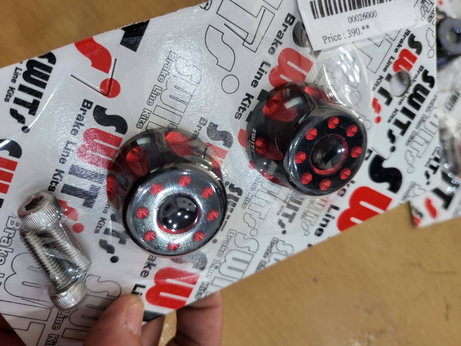 ปลายแฮนด์ SWITS ตรงรุ่น Click-160-GIORNO+ - งานตรงรุ่น ไม่ต้องแปลงรถ - ราคาชุดละ 350 บาท