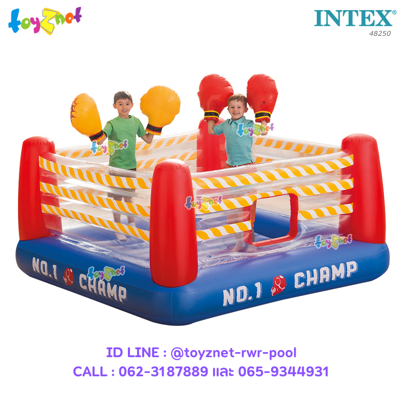 Intex Jump-O-Lene Boxing Ring Bouncer 2.26x2.26x1.10 m no.48250