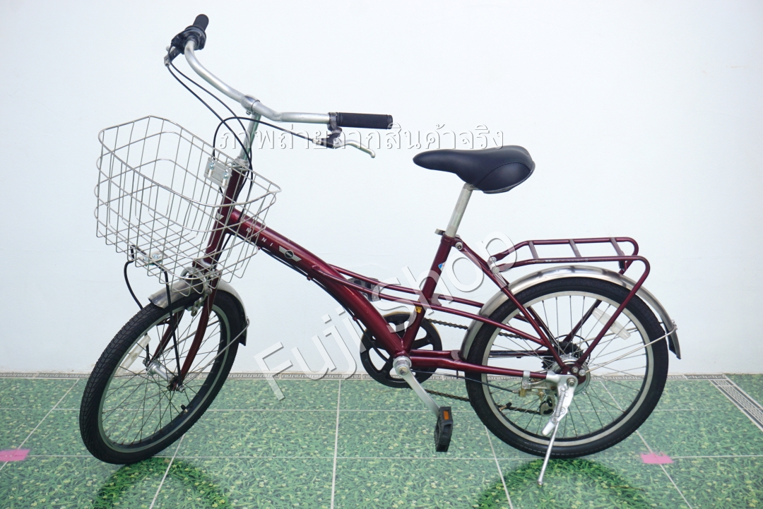 จักรยานญี่ปุ่น - ล้อ 20 นิ้ว - มีเกียร์ - Mini Cooper - สีแดง [จักรยานมือสอง]
