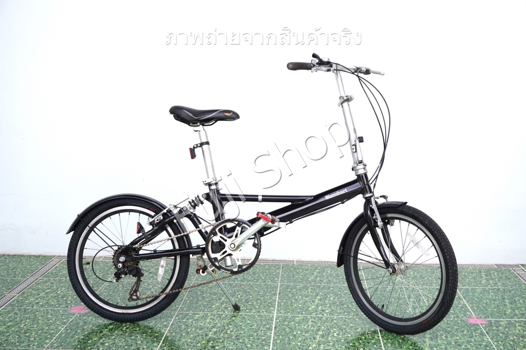 จักรยานพับได้ญี่ปุ่น - ล้อ 20 นิ้ว - มีเกียร์ - อลูมิเนียม - Bambart - สีดำ [จักรยานมือสอง]