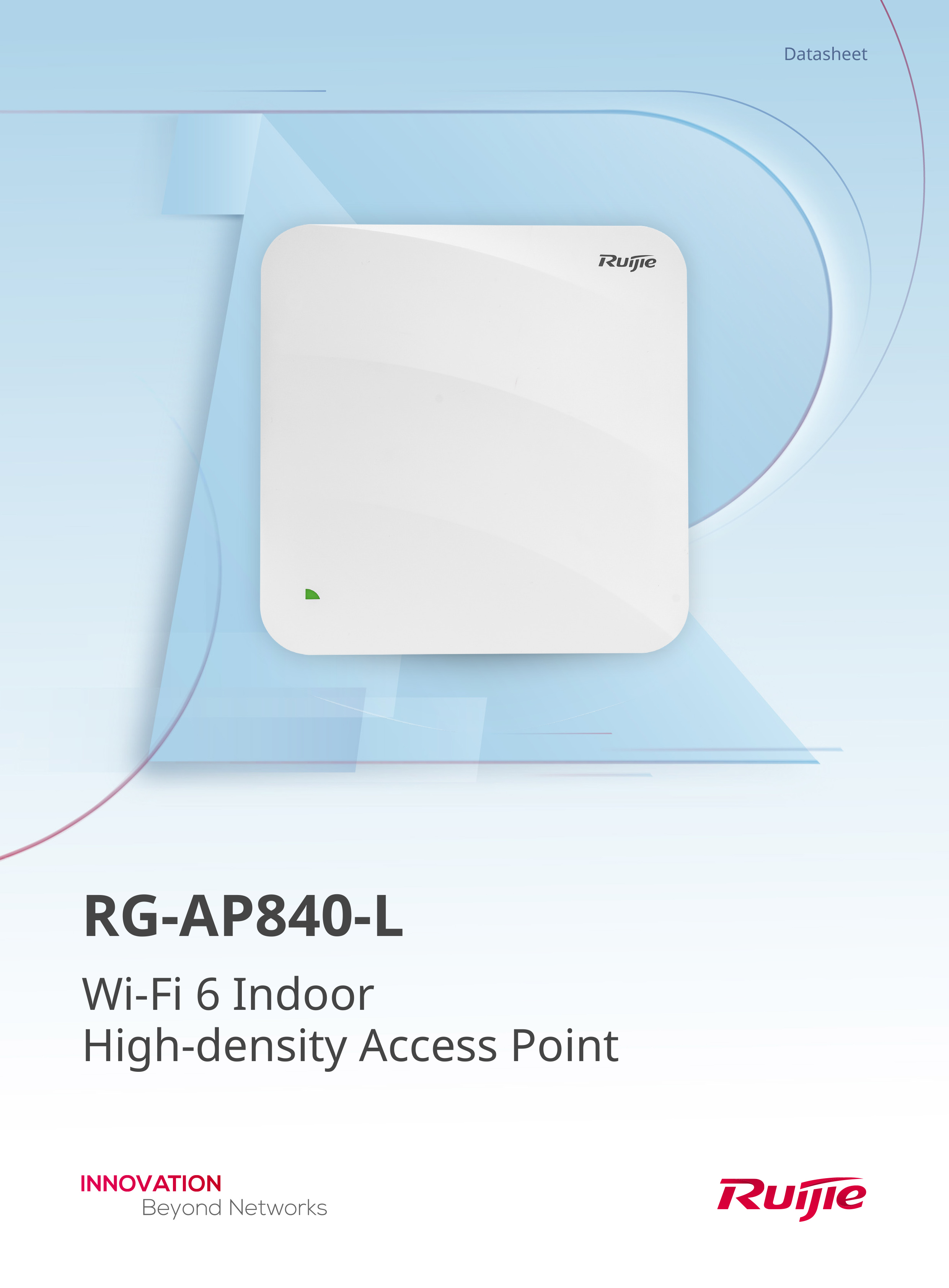 RUIJIE RG-AP840-L , ACEESS POINT Wi-Fi 6 Dual-Radio 5.378 Gbps Indoor AP BY BILLIONAIRE SECURETECH RG-AP840-L