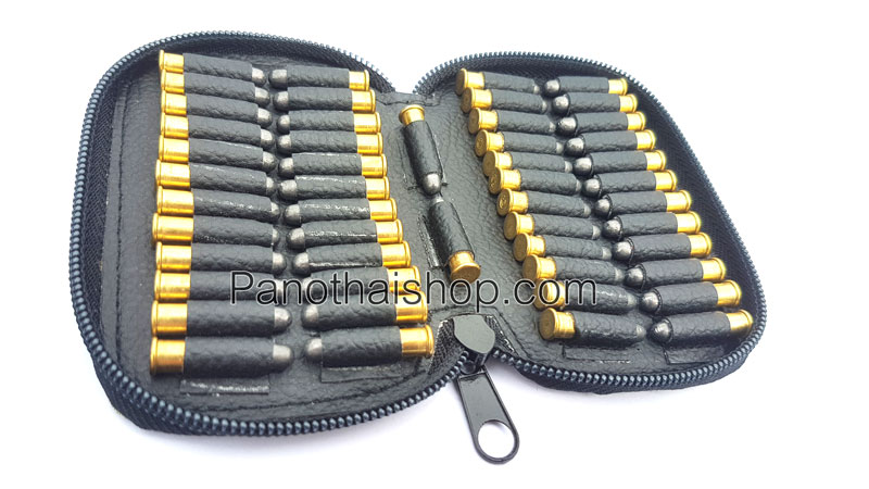 กระเป๋าใส่ ลูกกระสุนปืน ใส่กับลูก จุด22LR และ. จุด22 แม็กนั่ม. ใส่กระสุนได้ 50 นัด
