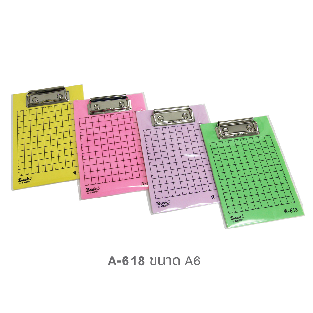 คลิปบอร์ด A6 พีพีโฟม 2000 ไมครอน A-618