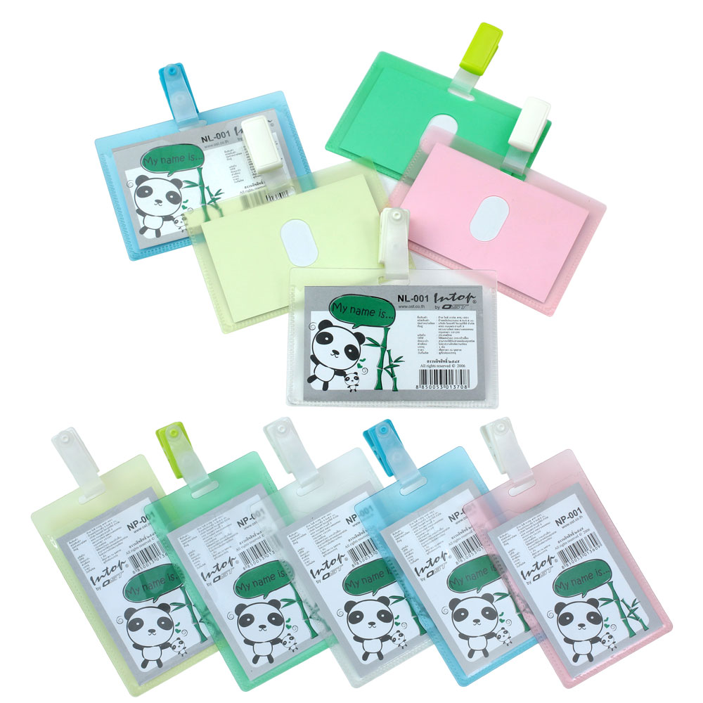 Name Badges with Plastic Clips