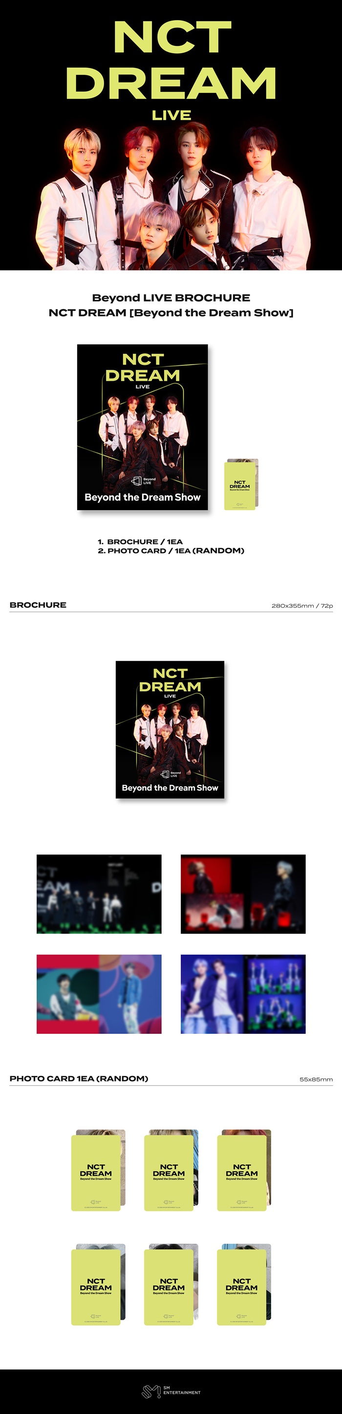 [PRE-ORDER] NCT DREAM - Beyond the Dream Show : BEYOND LIVE BROCHURE Photo Collection