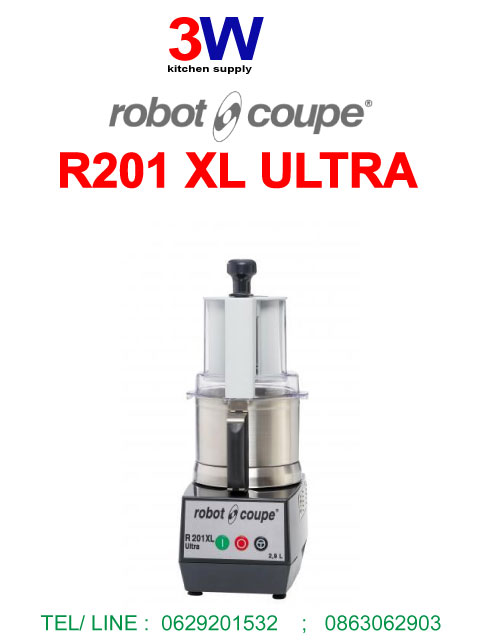 ROBOT COUPE R201 XL ULTRA CUTTER & VEGETABLE SLICERS 2.9 LTS.