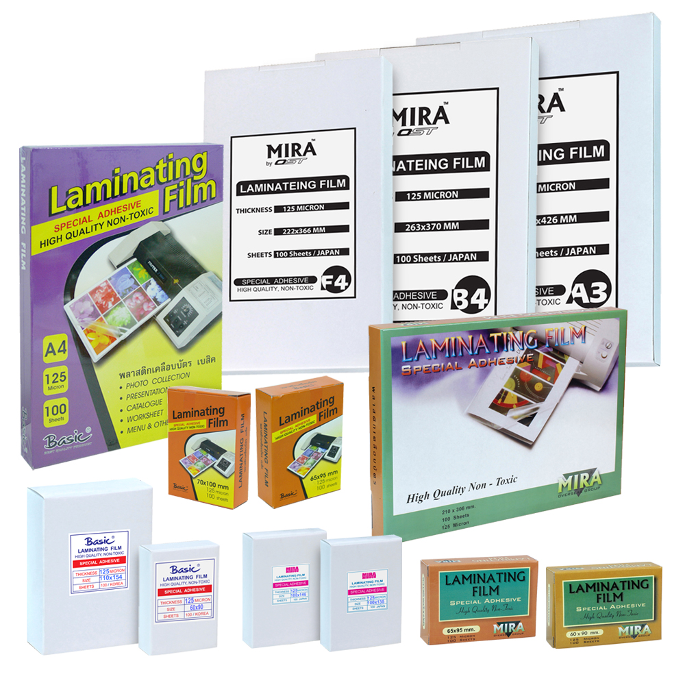Laminating Pouches 125 micron (0.125 mm.)