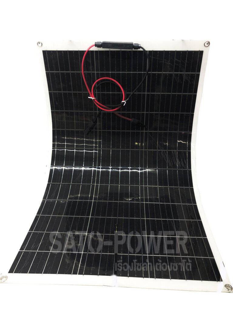 PV Panel Flexible type MONO 30 W แผงโซล่าเซลล์ชนิด บาง อ่อน โมโน 30 วัตต์ แผงโซล่าเซลล์ แผงพลังงงานแสงอาทิตย์ แผ่นโซล่าเซลล์ แผงโซล่าเซล
