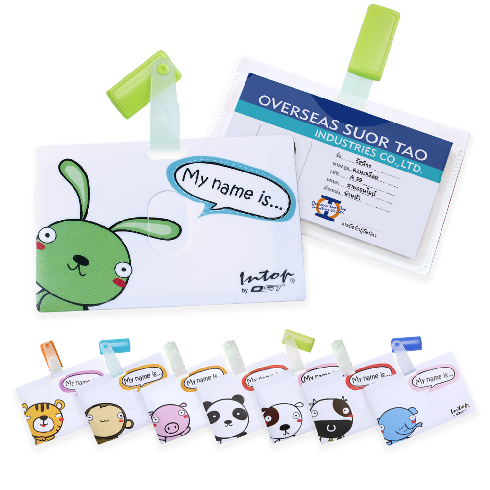 Name Badges with Plastic Clips NL-500