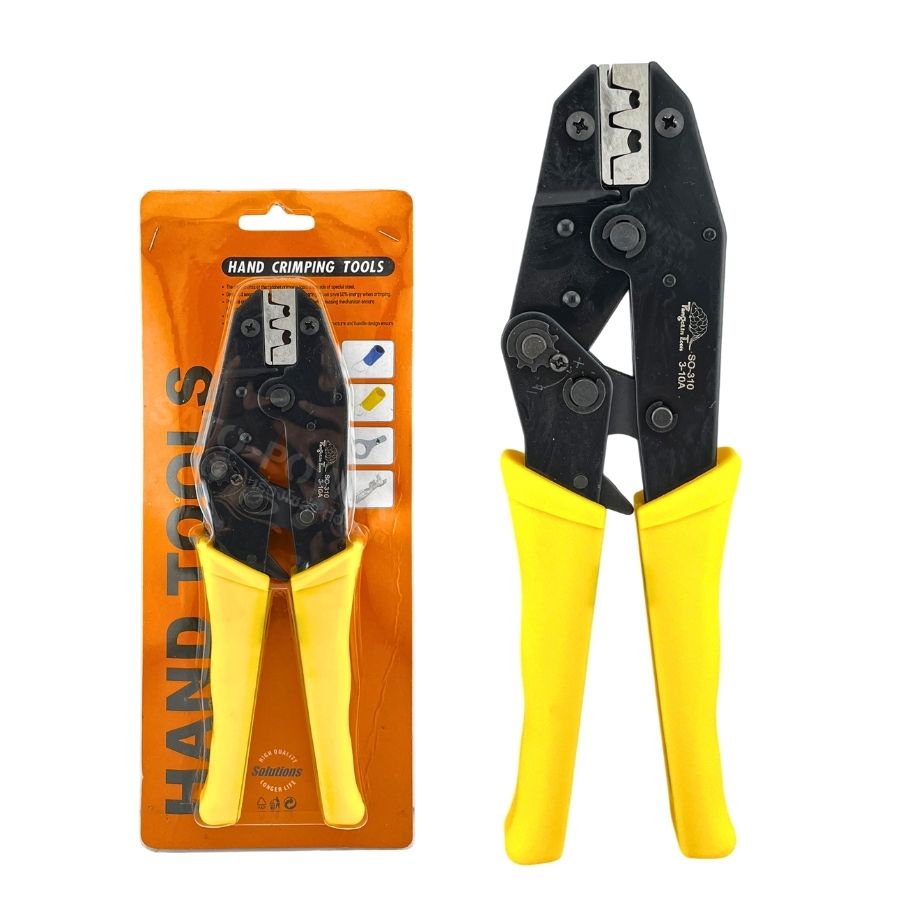 SUNMOON คีมย้ำหางปลากลม ทองเหลือง รุ่น SO-310 | 3A-10A / 230mm | คีมย้ำหางปลากลม