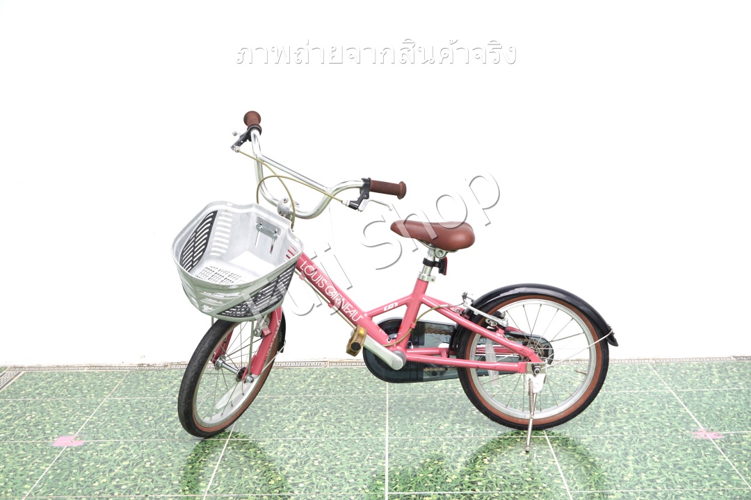 จักรยานเด็กญี่ปุ่น - ล้อ 16 นิ้ว - ไม่มีเกียร์ - อลูมิเนียม - Louis Garneau - สีชมพู [จักรยานมือสอง]