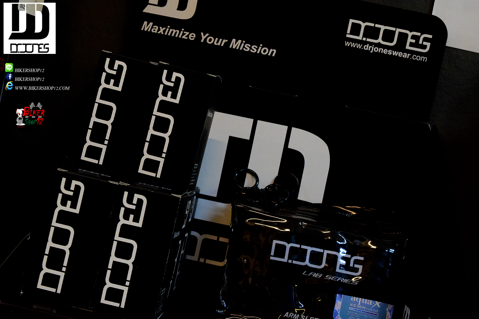 โม่งคลุมหัว หรือ โม่งมอเตอร์ไซค์ Dr.Jones Balaclava Explorer