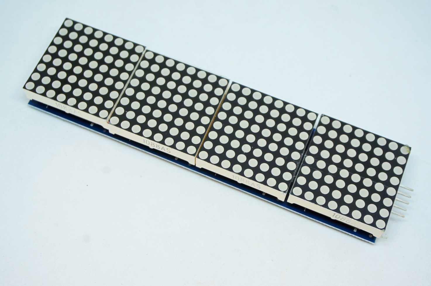 MAX7219 Dot Matrix Module สีแดง (4 modules)
