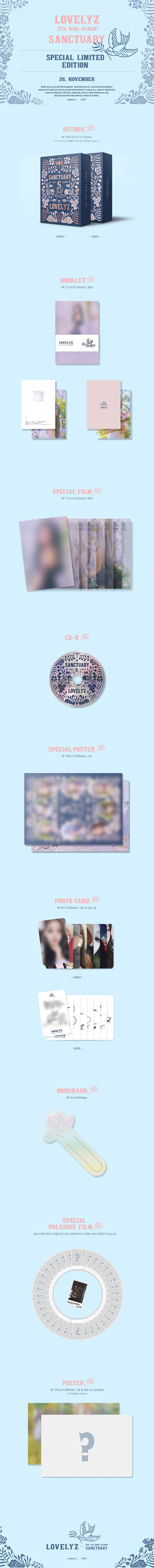 [PRE-ORDER] LOVELYZ - 5th Mini Album "SANCTUARY" (Special Limited Edition)