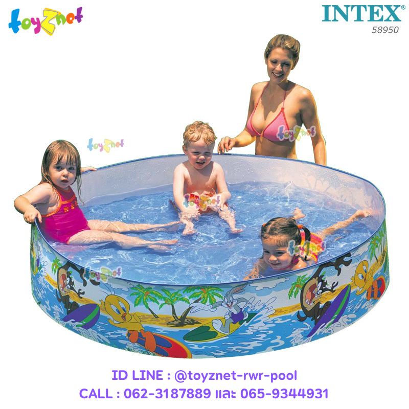 Intex Looney Tunes Snapset Pool 5ft (1.52 m.) no.58950