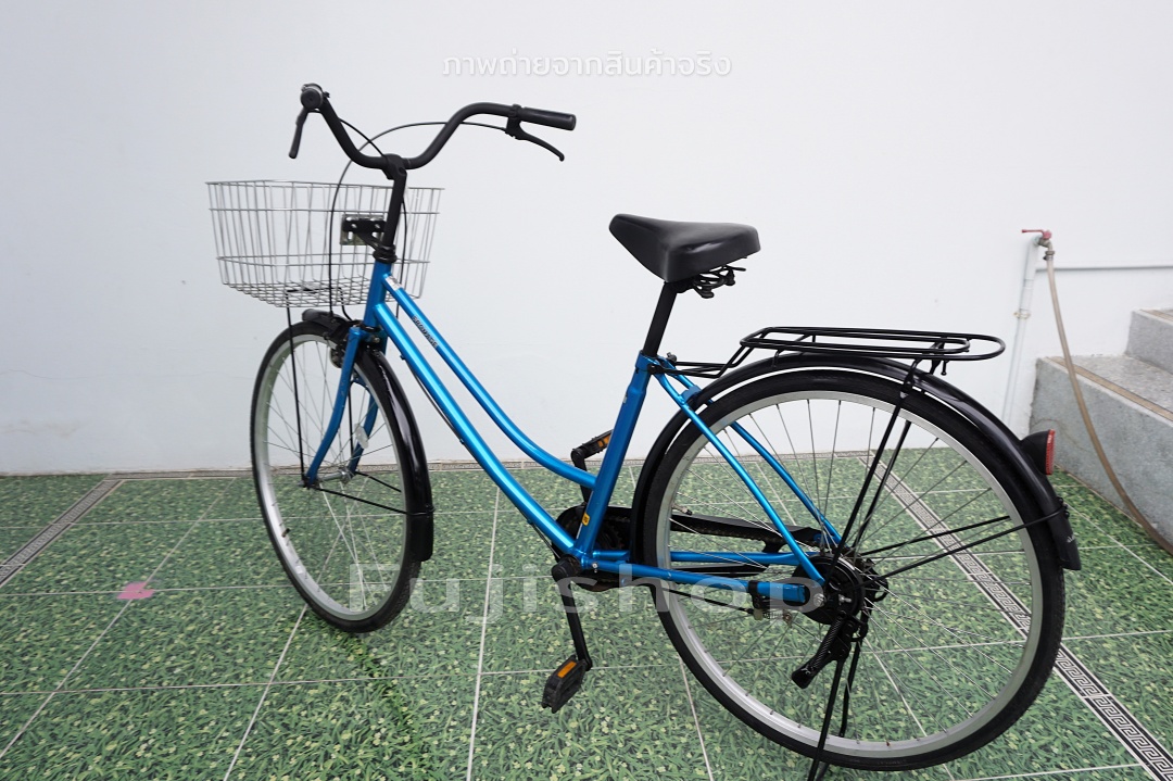 จักรยานแม่บ้านญี่ปุ่น - ล้อ 26 นิ้ว - ไม่มีเกียร์ - Fromage - สีฟ้า [จักรยานมือสอง]