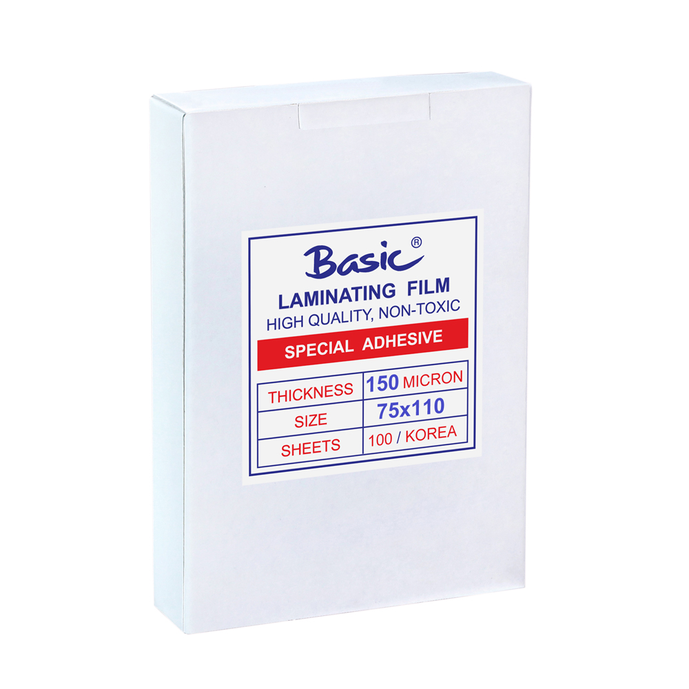 พลาสติกเคลือบบัตร 7.5x11.0ซม. หนา 150ไมครอน Basic