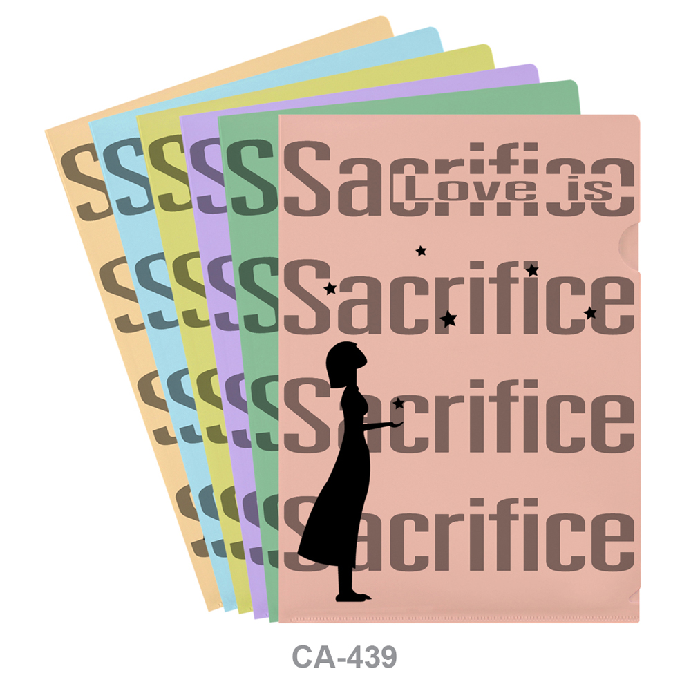 แฟ้มซอง A4 พิมพ์ลาย Love