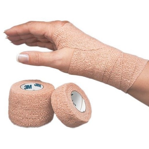 3M Nexcare Coban โคแบน (1 นิ้ว X 5 หลา) #สีเนื้อ