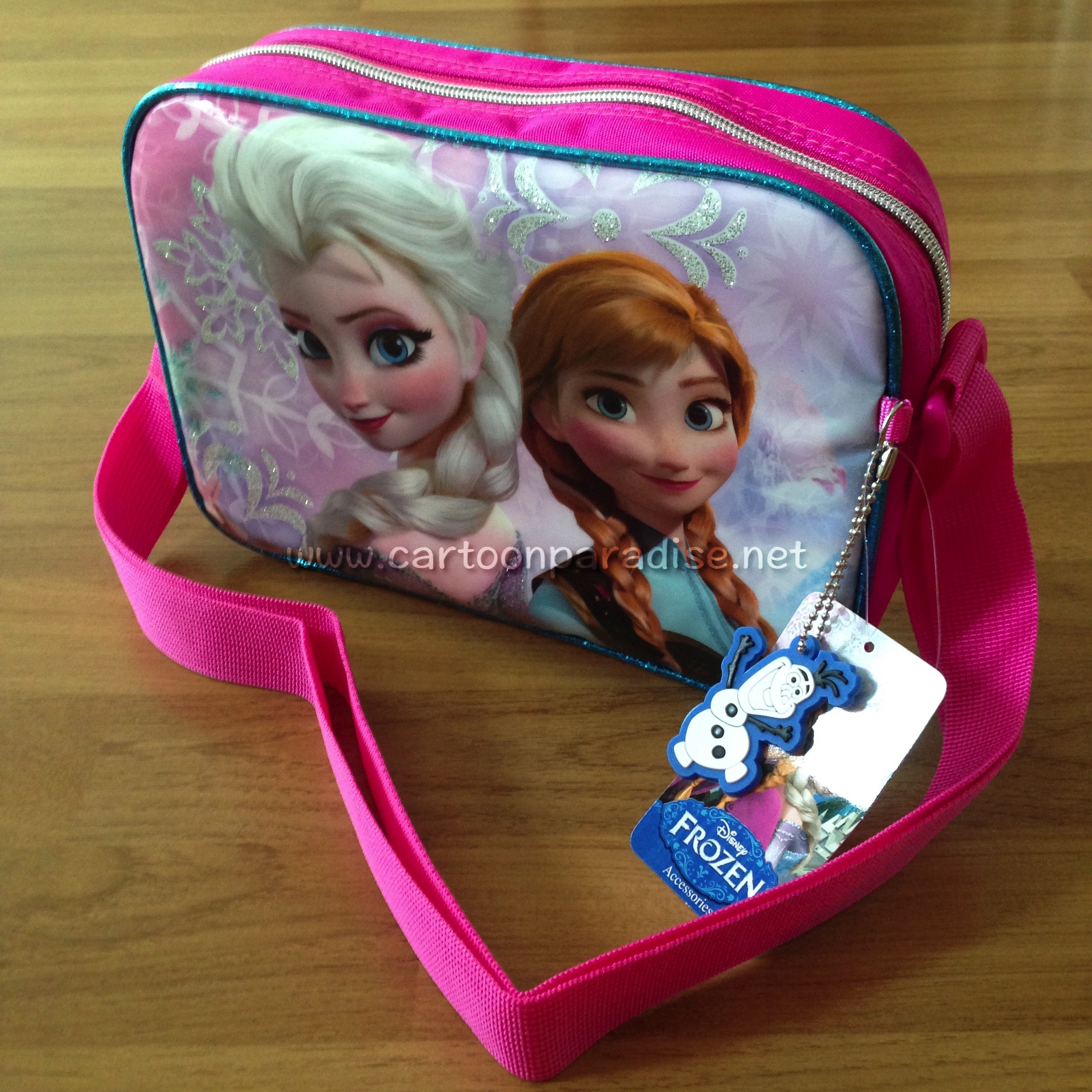 กระเป๋าสะพายข้าง กระเป๋าใส่ไอแพด โฟรเซ่น แอนนา เอลซ่า Frozen Anna Elsa Shoulder Bag iPad Bag