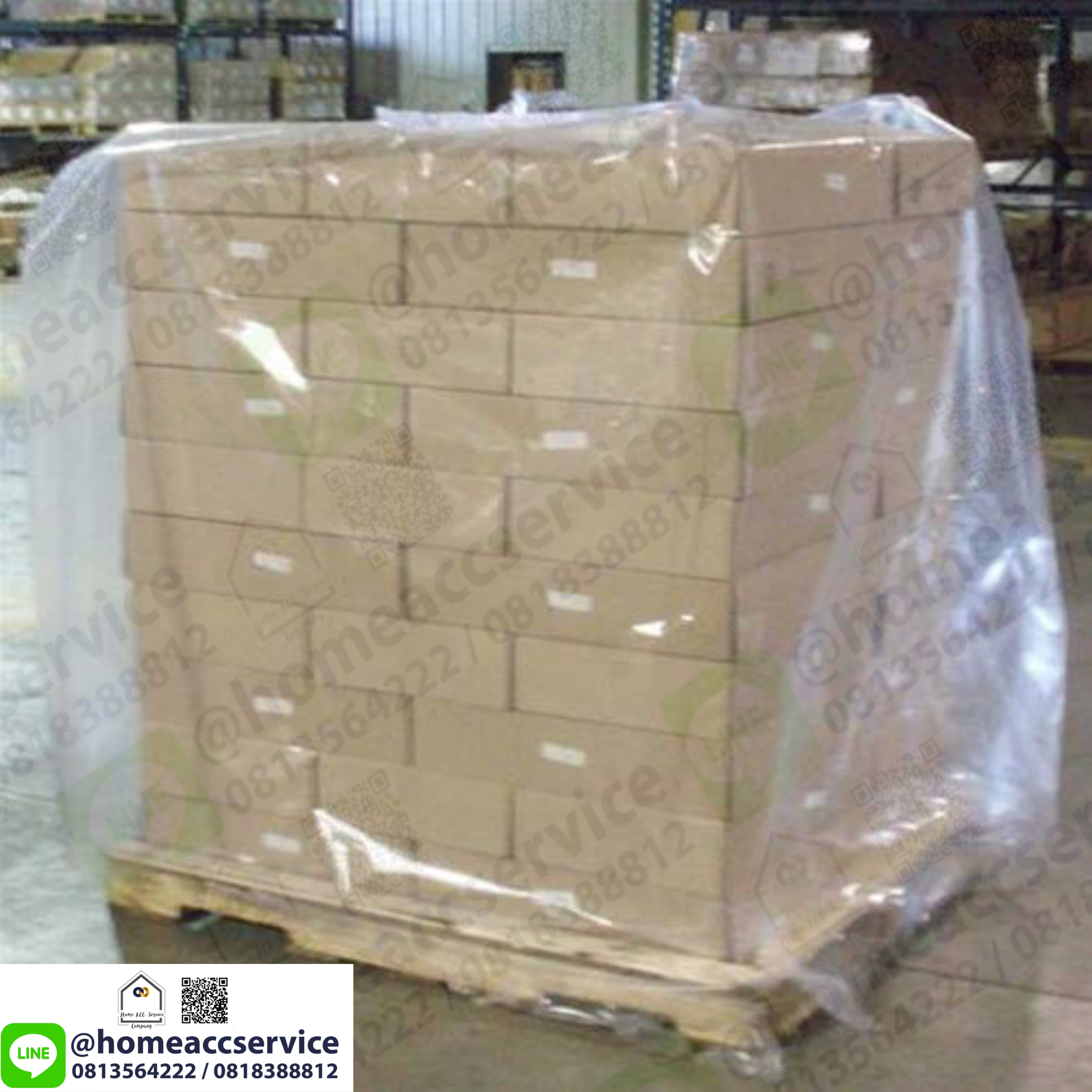 ถุงคลุมพาเลท-ถุงมุ้ง - Pallet Cover Bags