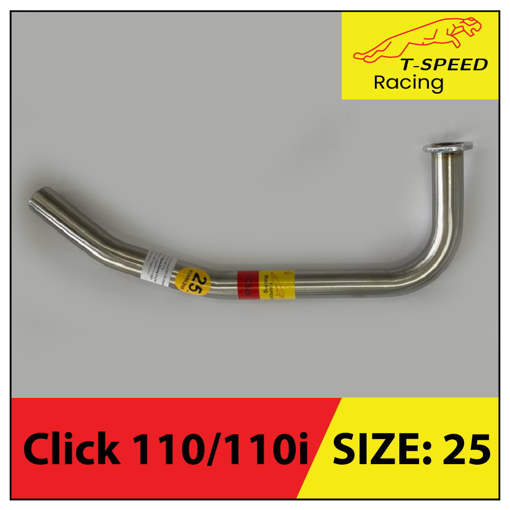 คอท่อ Honda Click 110/110i 🔩 Stainless steel แท้ เกรด 304 หนา: 1.2 มิลลิเมตร มีขนาดให้เลือก: 22 m.m. ราคา 250 บาท 25 m.m. ราคา 250 บาท 28 m.m. ราคา 300 บาท 32 m.m. ราคา 400 บาท