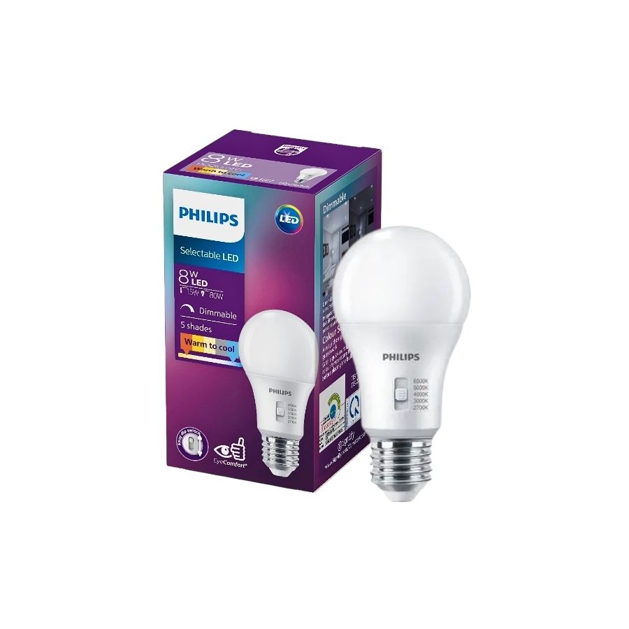 PHILIPS Lighting หลอดไฟ LED Bulb E27 8W 13W | ปรับแสงได้ 5แสง หรี่แสงได้