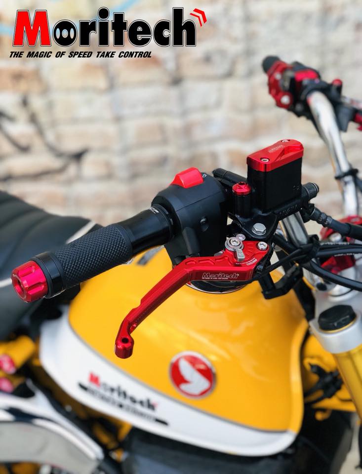 มือเบรค-มือครัช 3D ปรับ 6 ระดับ CNC MONKEY-125 Moritech ราคา2450