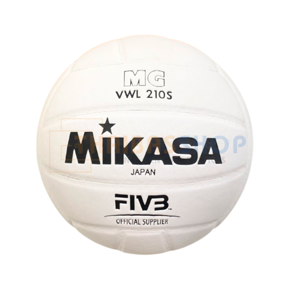(ของแท้ 100%) วอลเลย์บอล Mikasa VWL210S ลูกวอลเลย์บอล Size 5 หนังอัด หนังสังเคราะห์ High Grade Synthetic Leather สีขาว มี มอก.