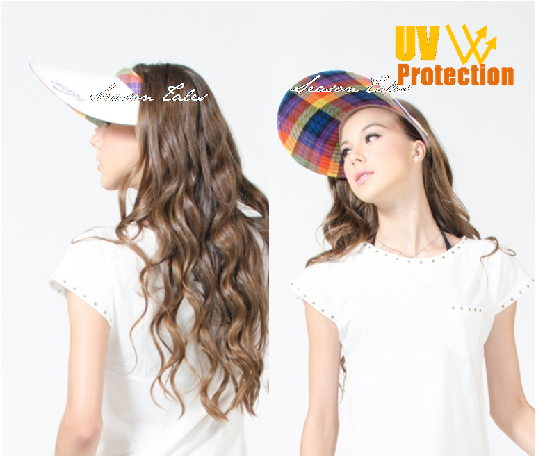 ตัวอย่าง หมวกกอล์ฟ หมวกกันUV หมวกไวเซอร์ ปีกกว้างพิเศษ
