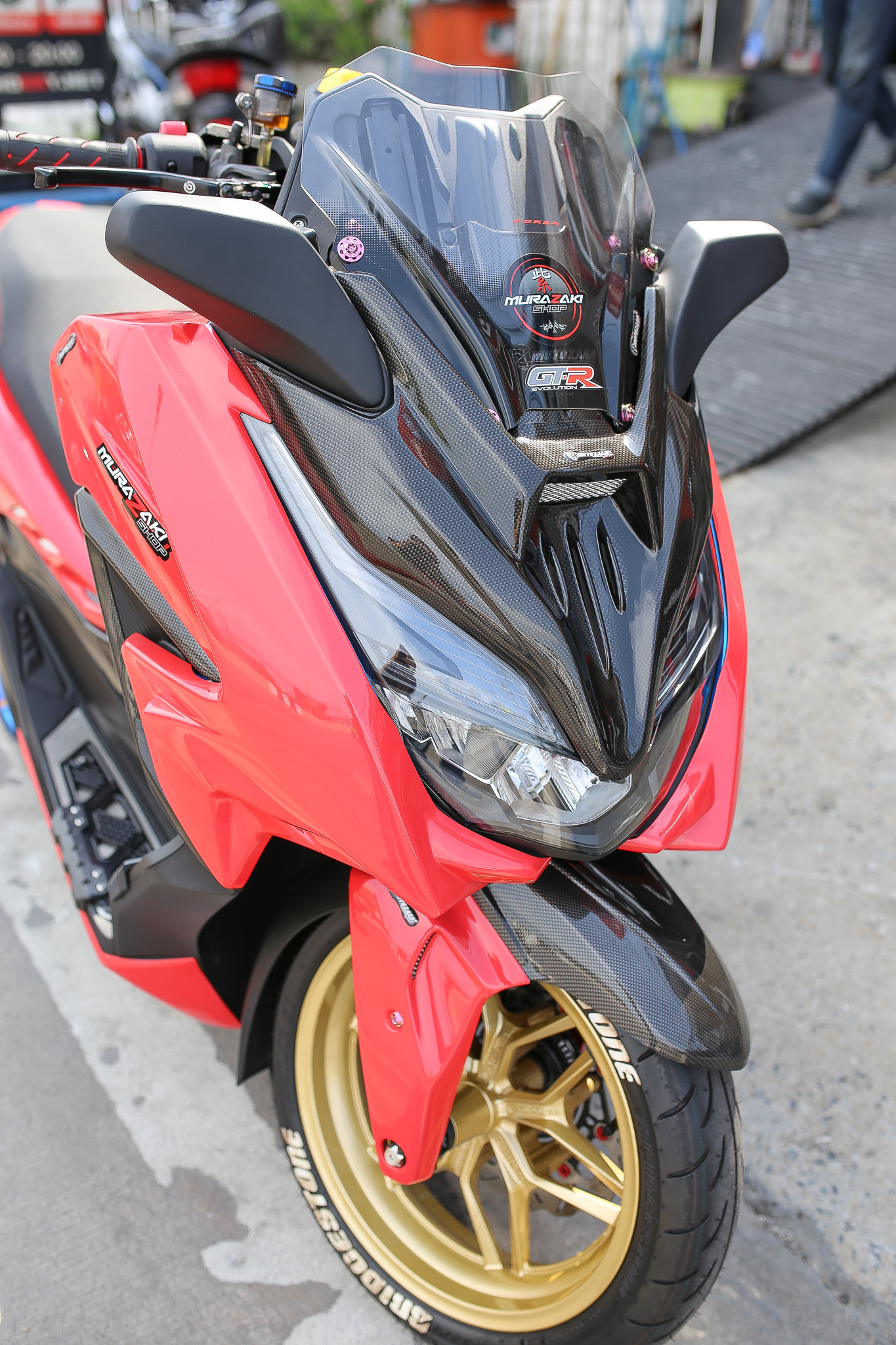 หูกระจกซิ่ง FORZA 350 ใส่300แปลงได้