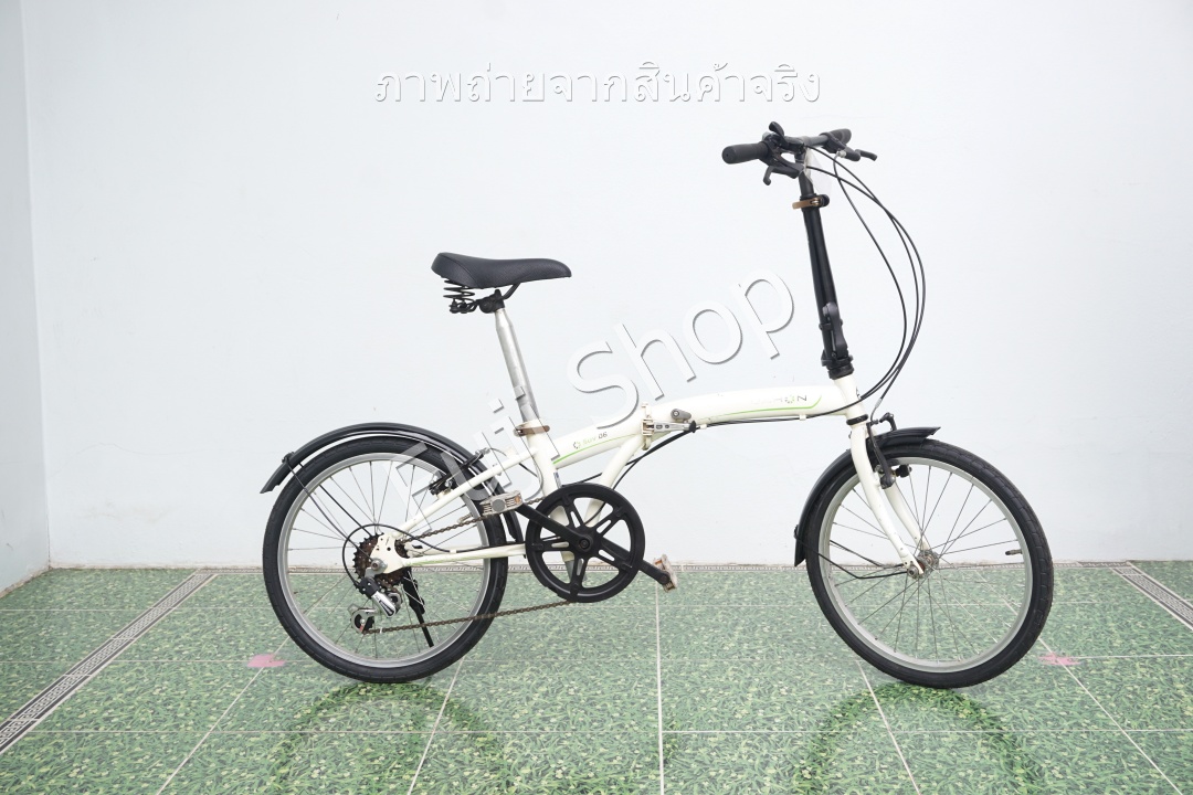 จักรยานพับได้ญี่ปุ่น - ล้อ 20 นิ้ว - มีเกียร์ - Dahon Suv D6 - สีขาว [จักรยานมือสอง]