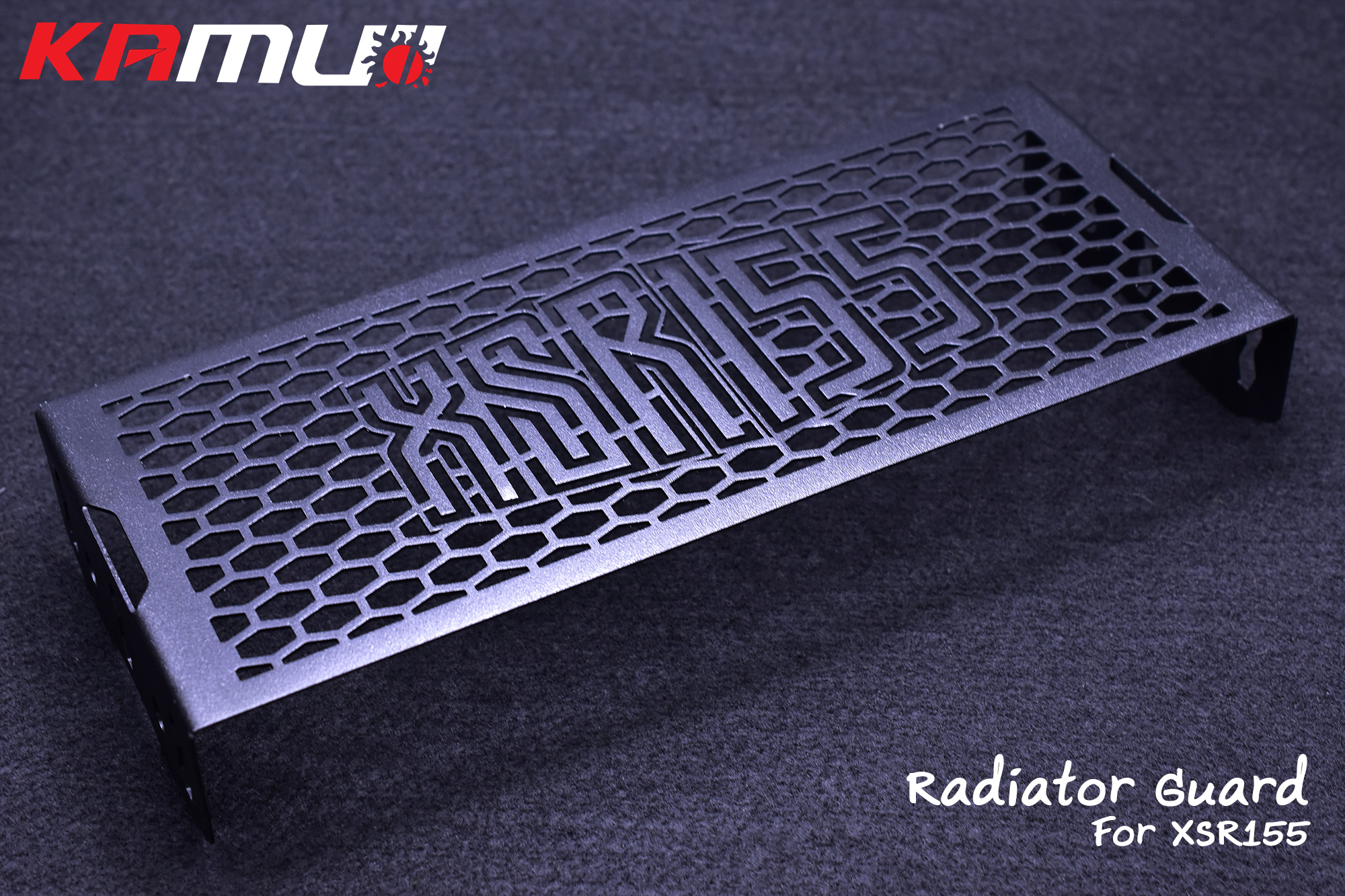 การ์ดหม้อน้ำ KAMUI Yamaha XSR155 มีสีดำ เงิน ราคา650