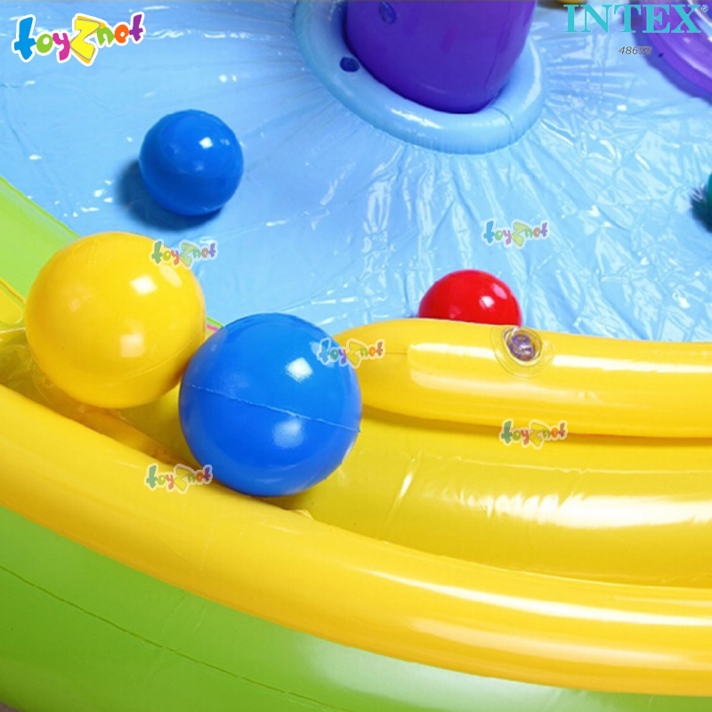 Intex ส่งฟรี สวนสนุกบอล+บอล 10 ลูก รุ่น 48658