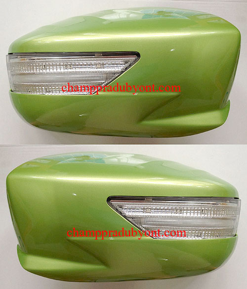 ครอบกระจกมองข้างมีไฟ HONDA BRIO, BRIO AMAZE 11-16 FITT ลายเบนซ์