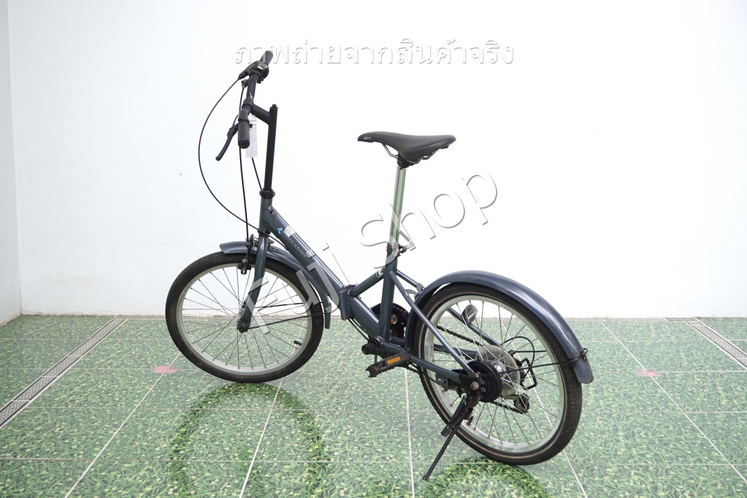 จักรยานพับได้ญี่ปุ่น - ล้อ 20 นิ้ว - มีเกียร์ - Three Stone - สีเทา [จักรยานมือสอง]
