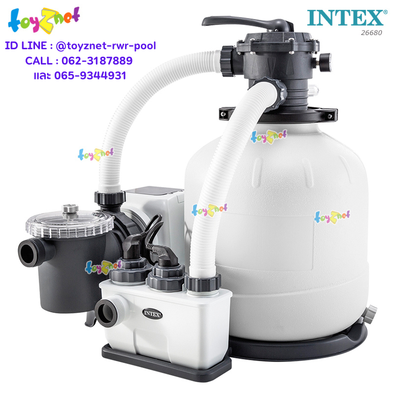 Intex Sand Filter Pump & Saltwater System 10,000L/hr no.26680