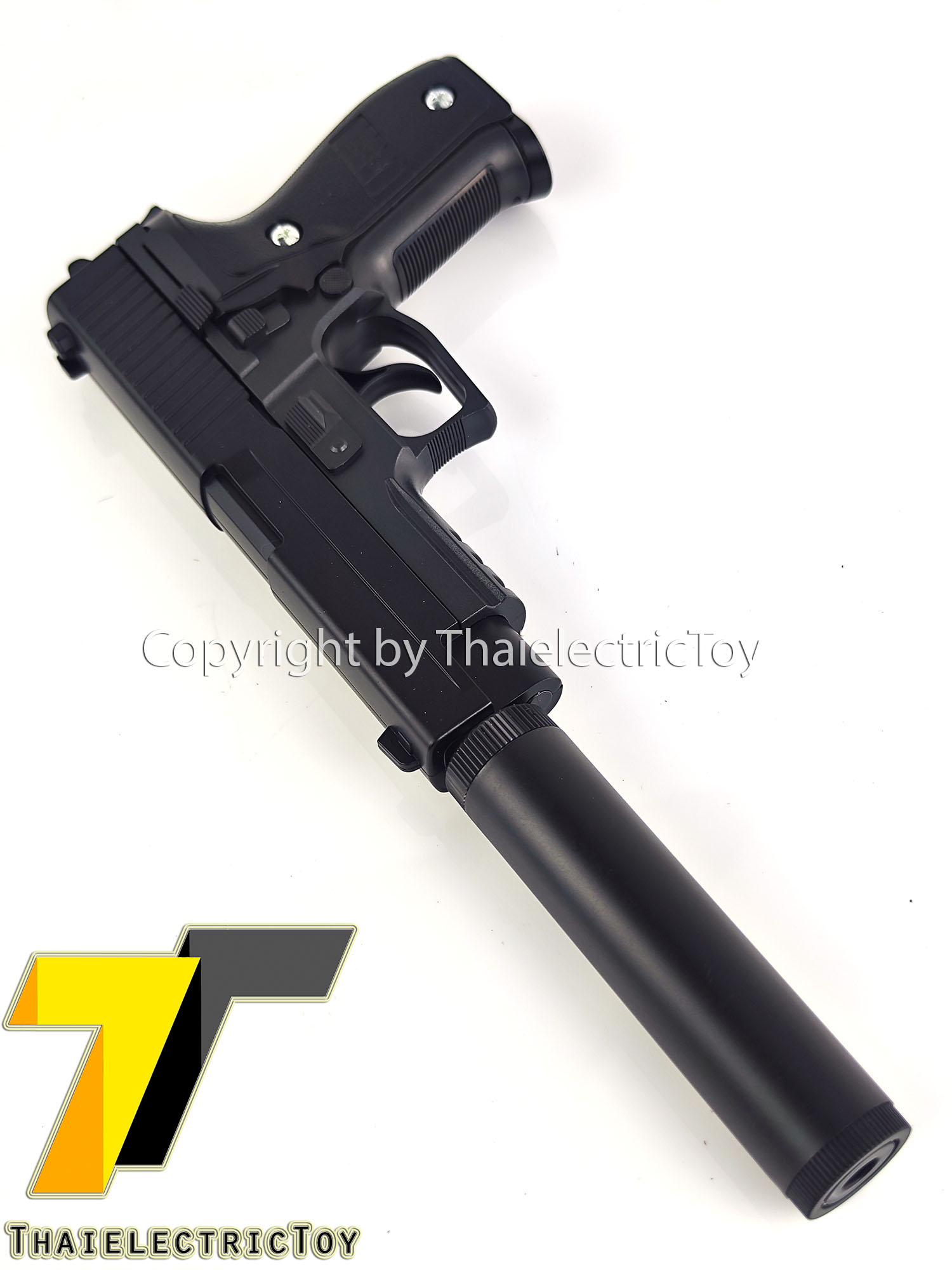 ปืนอัดลมเหล็ก sig sauer p226 ชักยิงทีล่ะนัด ลำกล้องยาว 7.5 นิ้ว หนัก 508 กรัม