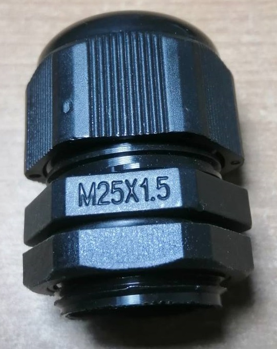 เคเบิ้ลแกลนพลาสติก CG-M25-B,OD.12-15mm.IP68