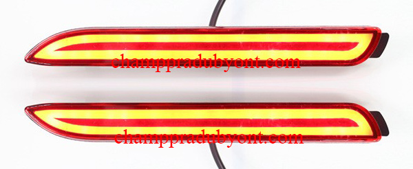 ไฟทับทิมกันชนท้าย TOYOTA VELLFIRE 2015-2016 แดง LED (V.3)