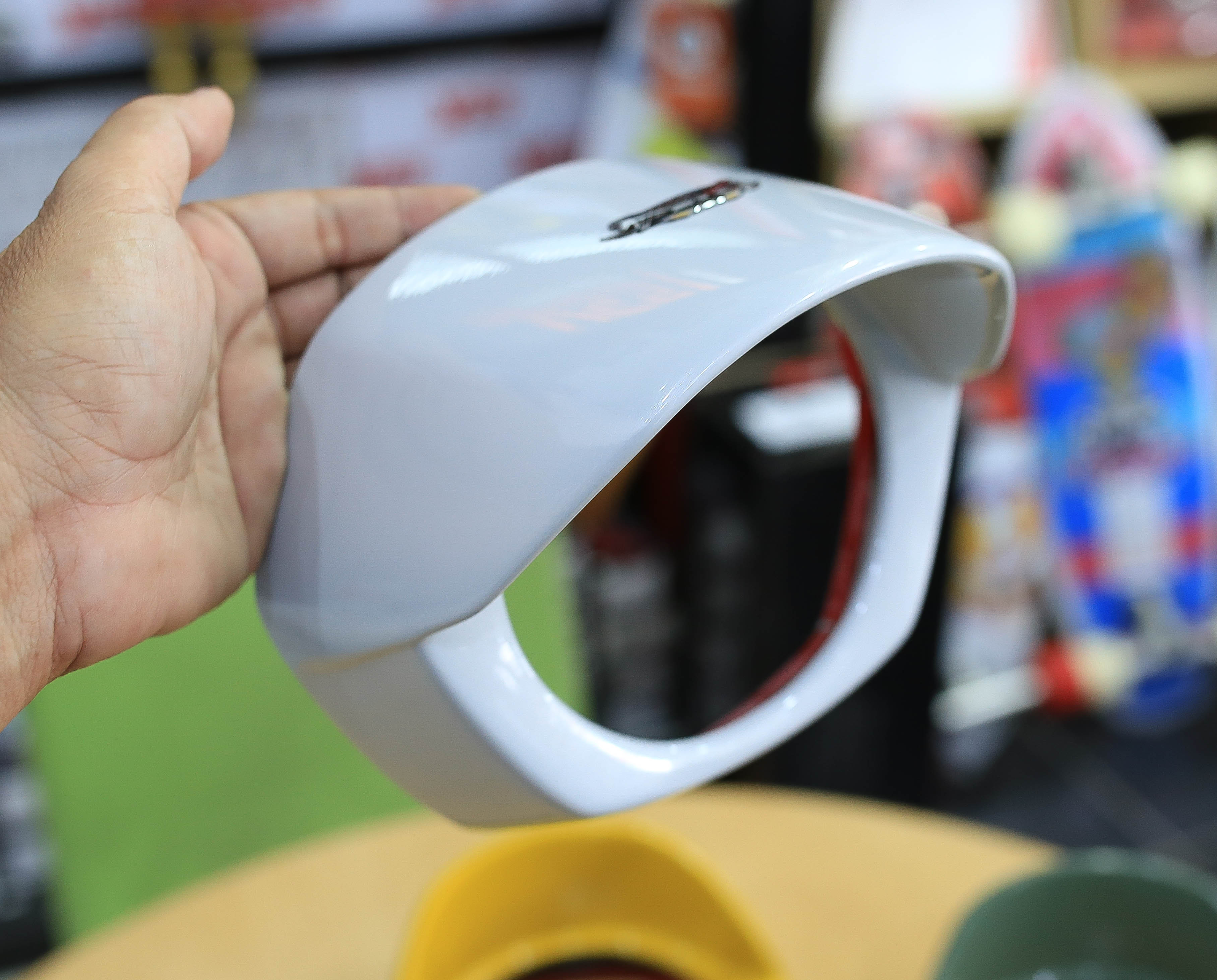 ครอบไฟหน้า Asura Giorno+ (แก๊ปไฟหน้า) สีขาว ดำด้าน ดำเงา ราคา1100