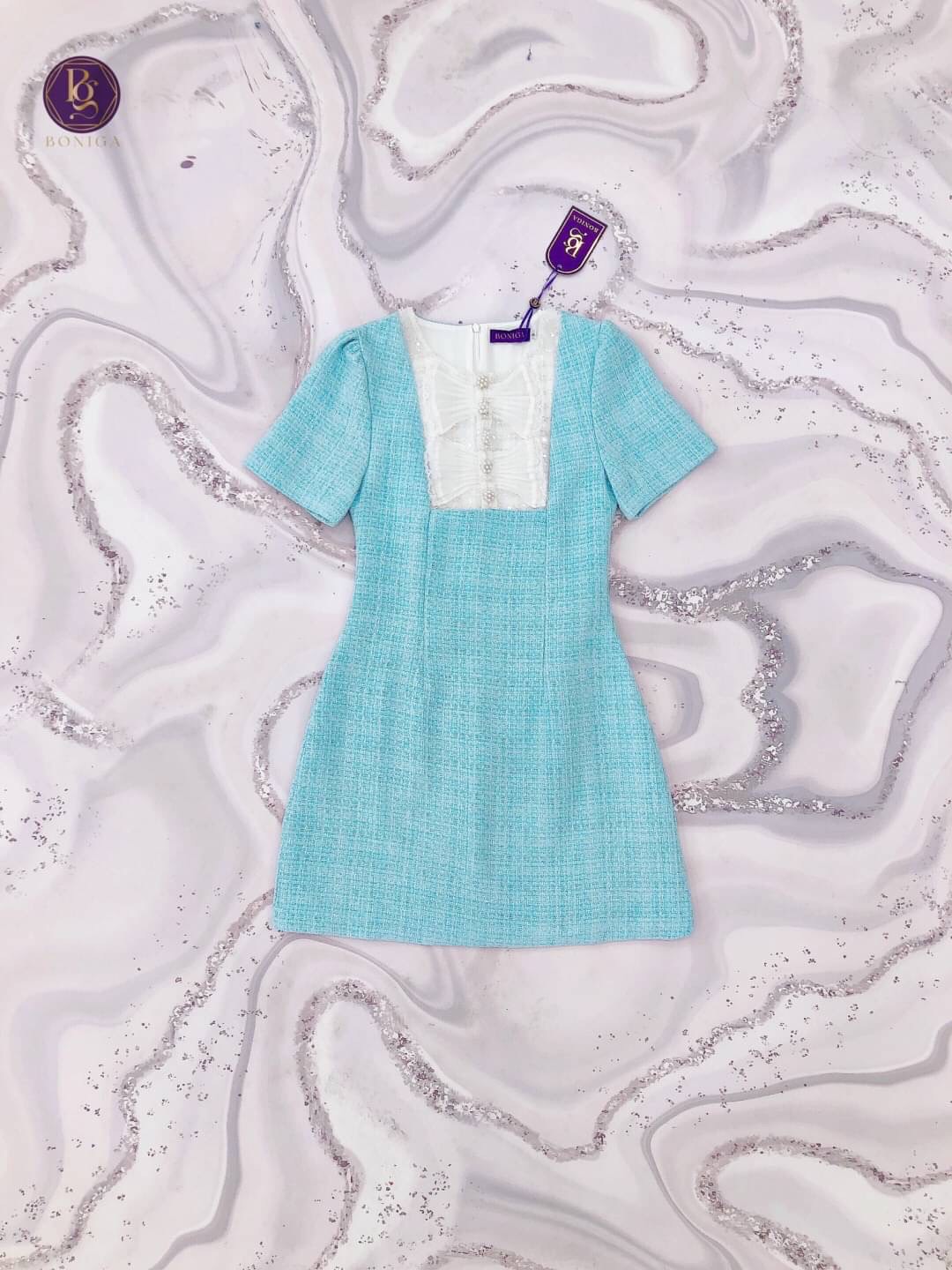 Korea Dress เดรสแขนสั้นสุดน่ารัก