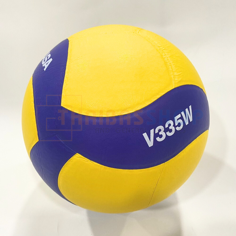 (ของแท้ 100%) วอลเลย์บอล Mikasa V335W ลูกวอลเลย์บอล หนังอัดพียู(PU) นุ่ม ของแท้ มีมอก. ลูกวอลเล่ย์ รุ่นสันทนาการ