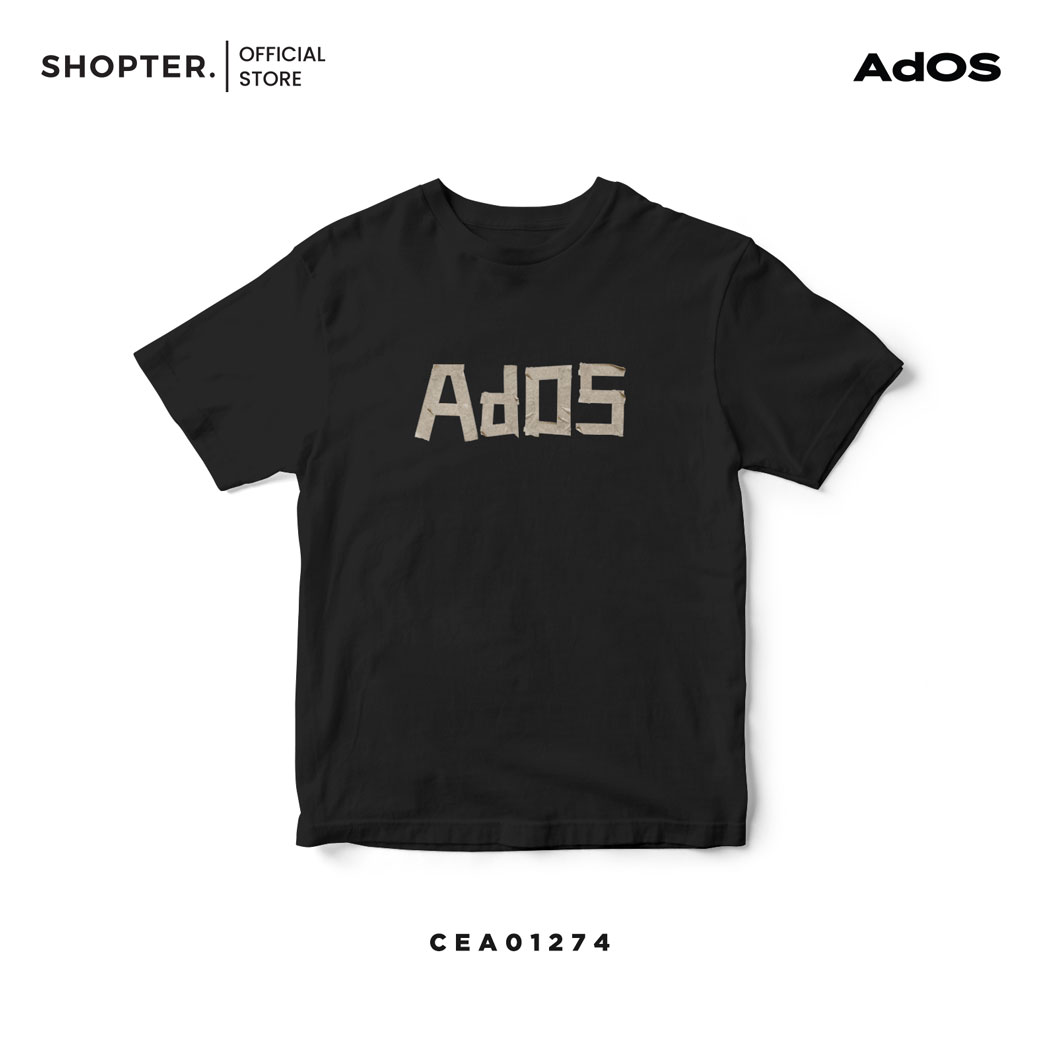 เสื้อยืด พิมพ์ลาย AdOS LOGO T-SHIRT Soft Premium รหัส CEA01274 #AdOS