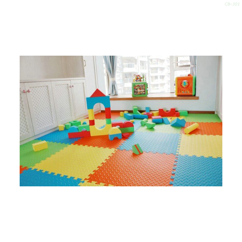 ส่งฟรี แผ่นรองคลานแบบจิ๊กซอว์ 60 x 60 ม. (10 แผ่น) รุ่น CB-301