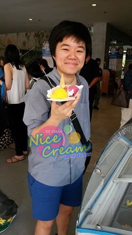 ออกบูธขายไอศครีม @ สำนักงานกองทุนสนับสนุนการสร้างเสริมสุขภาพ (สสส.) วันที่ 18 กุมภาพันธ์ 2560