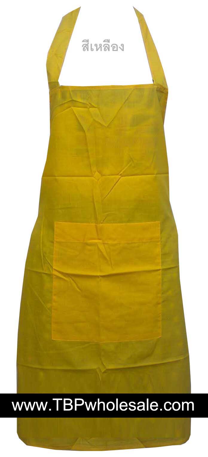 AP-001===ราคาส่ง 45 บาทต่อผืน ขั้นต่ำ 100 ผืน ผ้ากันเปื้อนเนื้อผ้าโทเรมีกระเป๋าหน้าคล้องคอและสายคาดเอว (มีหลายสีให้เลือก) Tel:081-0110084/02-3972066