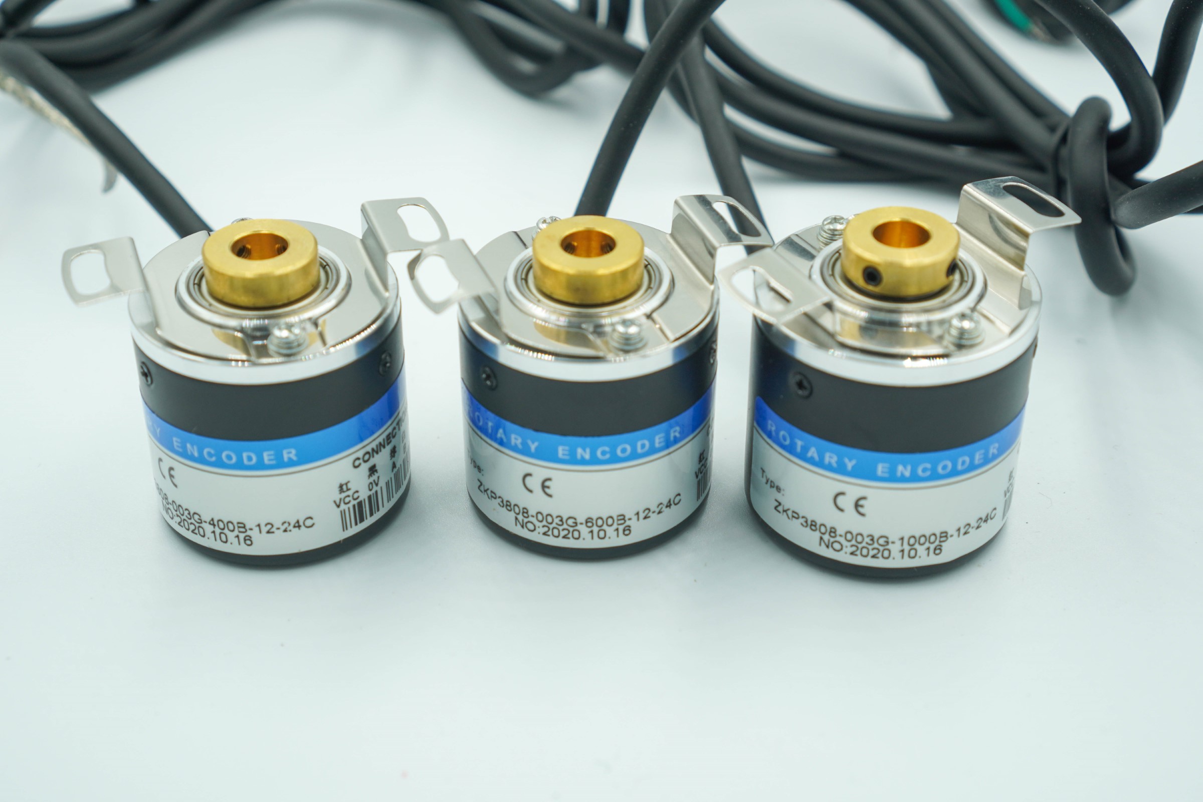Hollow shaft incremental rotary encoder NPN open collector (5-24VDC)